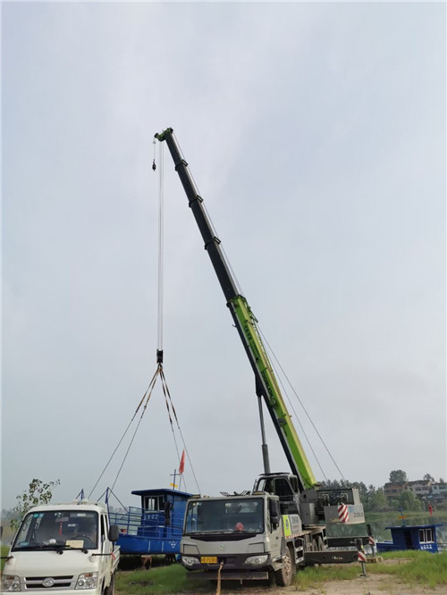 桥梁建设吊装案例